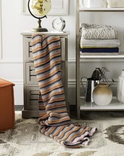Safavieh Candy Stripe Knit Throw Home