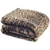 Safavieh Black Leopard Throw Home