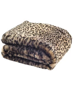 Safavieh Black Leopard Throw Home