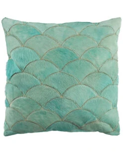 Safavieh Metallic Scale Cowhide Pillow Home