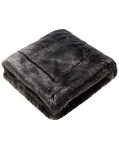 Safavieh Faux Silver Throw Home