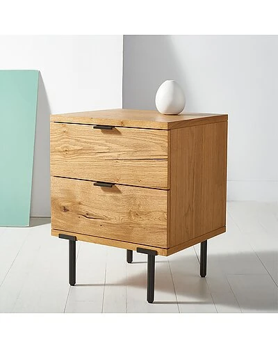 Elizabella 2 Drawer Wood Nightstand Home 4 Elizabella 2 Drawer Wood Nightstand Home - Image 2