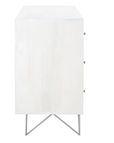 Safavieh Marigold Silver 3 Drawer Chest Home 4 Safavieh Marigold Silver 3 Drawer Chest Home - Image 2