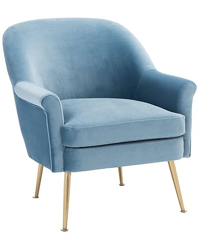 Safavieh Rodrik Blue Accent Chair Home 4 Safavieh Rodrik Blue Accent Chair Home - Image 2