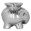 Safavieh Silver Glazed Ceramic Elephant Stool Home