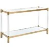 Yla Acrylic Console Table Home -Safavieh Sales Store 3050093696 RLLD 1