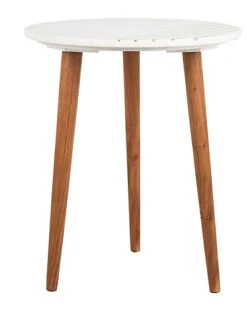Safavieh Valerie Round Marble Accent Table Home