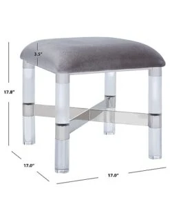 Annabeth Acrylic Ottoman Home -Safavieh Sales Store 3050153942 RLLD 3