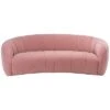 Alliya Channel Tufted Curved Sofa Home