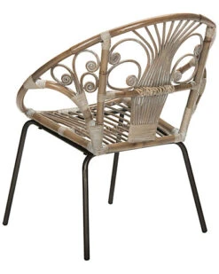 Safavieh Carlson Rattan Accent Chair Home -Safavieh Sales Store 3050182375 RLLD 3