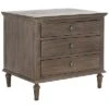 Lisabet 3 Drawer Wood Nightstand Home -Safavieh Sales Store 3050183728 RLLD 1
