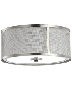 Safavieh Layne Flush Mount Nickel Home