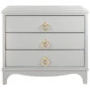 Safavieh Hannon 3 Drawer Contemporary Nightstand Home 2 Safavieh Hannon 3 Drawer Contemporary Nightstand Home -Safavieh Sales Store 3050209138 RLLD 1