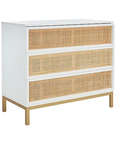Safavieh Zadie 3-Drawer Rattan Chest Home 3 Safavieh Zadie 3-Drawer Rattan Chest Home