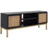 Safavieh Zadie 1-Shelf Rattan Media Stand Home -Safavieh Sales Store 3050209921 RLLD 1