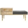 Safavieh Taft 2-Drawer Bench With Cushion Home