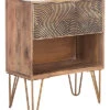 Safavieh Solene 1-Drawer Textured Nightstand Home -Safavieh Sales Store 3050234168 RLLD 1