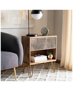Safavieh Solene 1-Drawer Textured Nightstand Home -Safavieh Sales Store 3050234168 RLLD 4