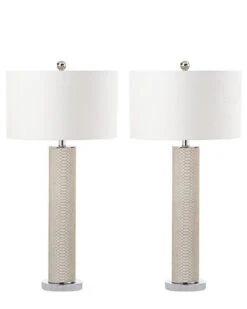 Safavieh Set Of 2 Ollie 32in Table Lamps Home
