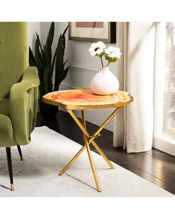 Safavieh Giselle Faux Agate Side Table Home 7 Safavieh Giselle Faux Agate Side Table Home -Safavieh Sales Store 3050264206 RLLD 2