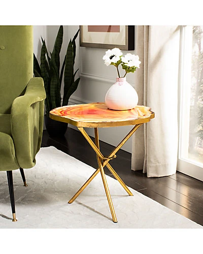 Safavieh Giselle Faux Agate Side Table Home 4 Safavieh Giselle Faux Agate Side Table Home - Image 2