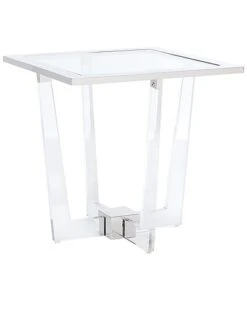 Hermina Acrylic Accent Table Home