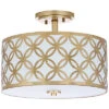 Safavieh Cecily 3-Light Gold Flush Mount Home -Safavieh Sales Store 3050301999 RLLD 1
