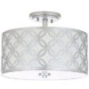 Safavieh Cecily 3-Light Silver Flush Mount Home -Safavieh Sales Store 3050302000 RLLD 1