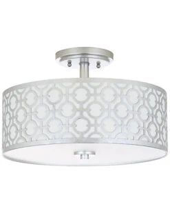Safavieh Vera 3-Light Silver Flush Mount Home
