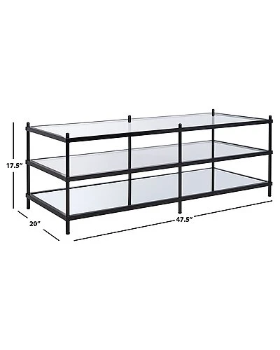 Safavieh Cathal Glass And Miror Coffee Table Home 5 Safavieh Cathal Glass And Miror Coffee Table Home - Image 3