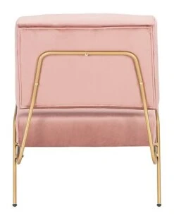 Safavieh Romilly Rose Velvet Accent Chair Home 7 Safavieh Romilly Rose Velvet Accent Chair Home -Safavieh Sales Store 3050317363 RLLD 3