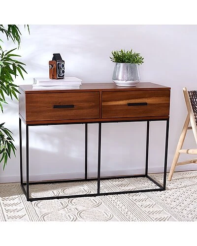 Safavieh Marquise 2 Drawer Console Table Home 4 Safavieh Marquise 2 Drawer Console Table Home - Image 2