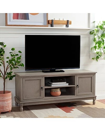 Safavieh Haines 2 Drawer 1 Shelf Media Stand Home 4 Safavieh Haines 2 Drawer 1 Shelf Media Stand Home - Image 2