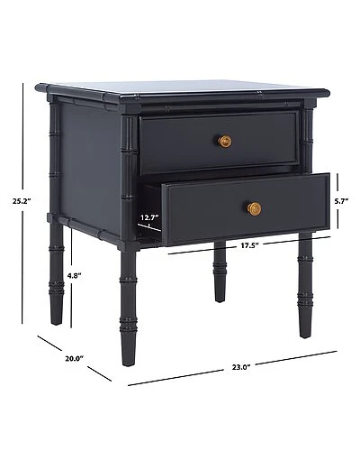 Safavieh Niah 2 Drawer Nightstand Home 5 Safavieh Niah 2 Drawer Nightstand Home - Image 3