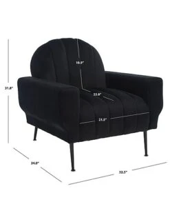 Josh Channel Tufted Accent Chair Home -Safavieh Sales Store 3050337855 RLLD 3