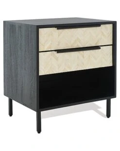 Michella Bone Nightstand Home
