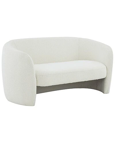 Zhao Boucle Curved Loveseat Home 3 Zhao Boucle Curved Loveseat Home