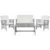 Safavieh Rocklin 4 Pc Outdoor Set Home -Safavieh Sales Store 3050366633 RLLD 1