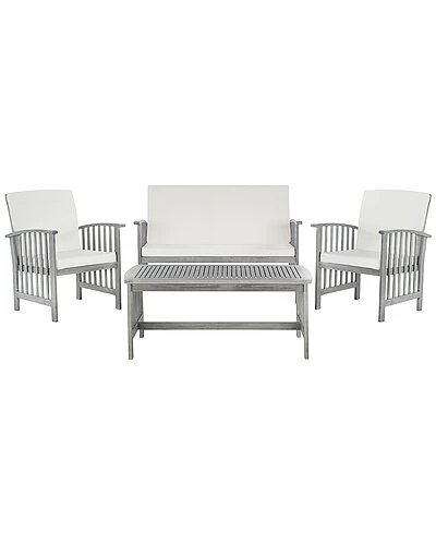 Safavieh Rocklin 4 Pc Outdoor Set Home 3 Safavieh Rocklin 4 Pc Outdoor Set Home