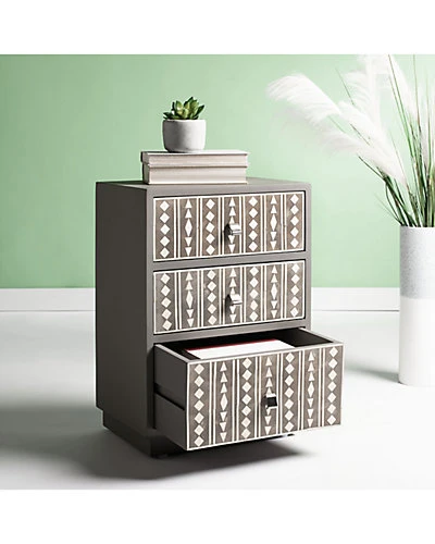 Rhi Bone Inlay Nightstand Home 4 Rhi Bone Inlay Nightstand Home - Image 2