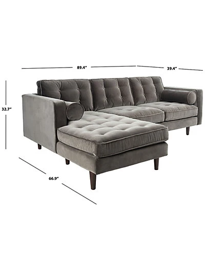 Pepper Tufted Velvet Sectional Home 4 Pepper Tufted Velvet Sectional Home - Image 2