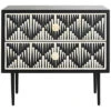 Tessie Bone Inlay Nightstand Home 2 Tessie Bone Inlay Nightstand Home -Safavieh Sales Store 3050368891 RLLD 1
