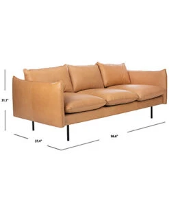 Bubba Italian Leather Sofa Home -Safavieh Sales Store 3050374558 RLLD 3