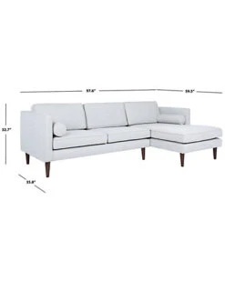 Dulce Mid-Century Chaise Sofa Home -Safavieh Sales Store 3050374566 RLLD 5