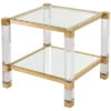 Angie Acrylic End Table Home