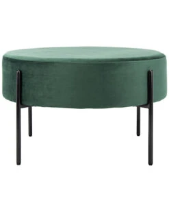 Safavieh Lisbon Round Cocktail Ottoman Home -Safavieh Sales Store 3050419755 RLLD 2