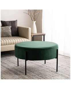 Safavieh Lisbon Round Cocktail Ottoman Home -Safavieh Sales Store 3050419755 RLLD 4
