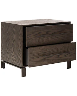 Mmons 2-Drawer Wood Nightstand Home