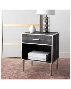 Tammy 1-Drawer Faux Shagreen Nightstand Home -Safavieh Sales Store 3050447998 RLLD 5