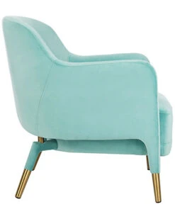 Topaz Velvet Arm Chair Home -Safavieh Sales Store 3050448003 RLLD 3